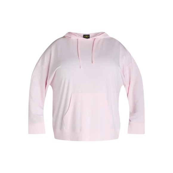 NEW Women 2 piece sweatsuit set  Pull over Hoodie w Jogger Pants Pink L - Picture 15 of 17